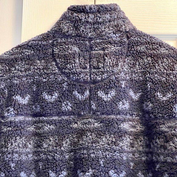 Alpine Sherpa Blue Aztec Print Fleece Size L - Picture 6 of 8